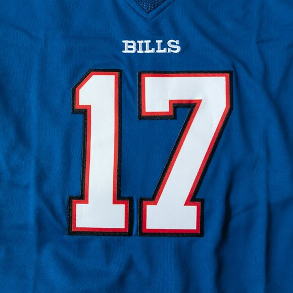 Buffalo Bills Blue Number 17 Jersey - Picture 2 of 10